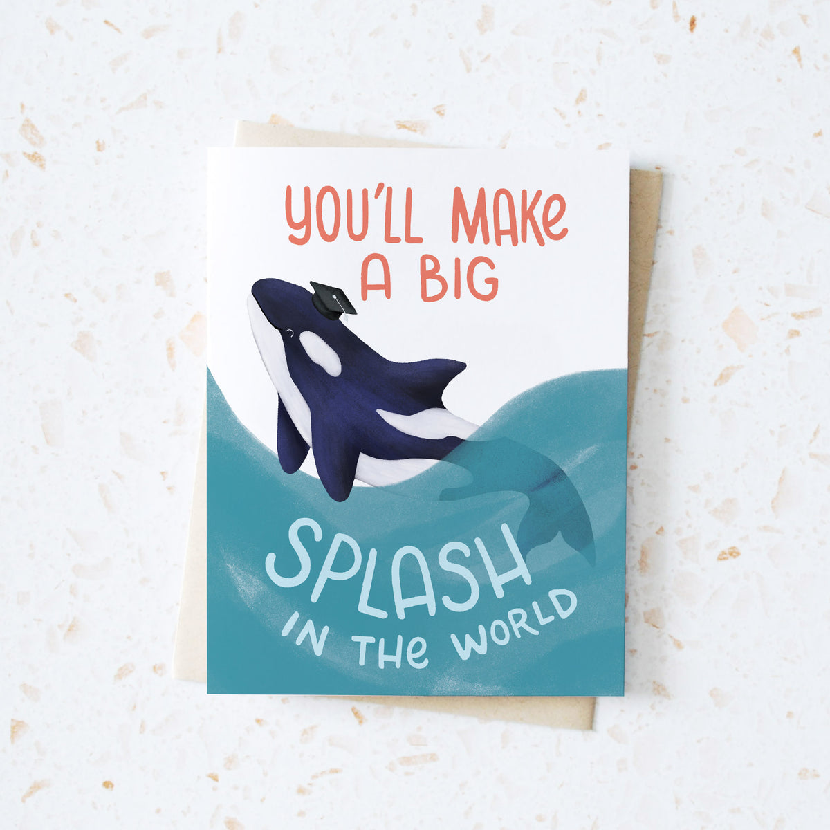 You'll Make a Big Splash in the World - Graduation Card | Orca Whale ...