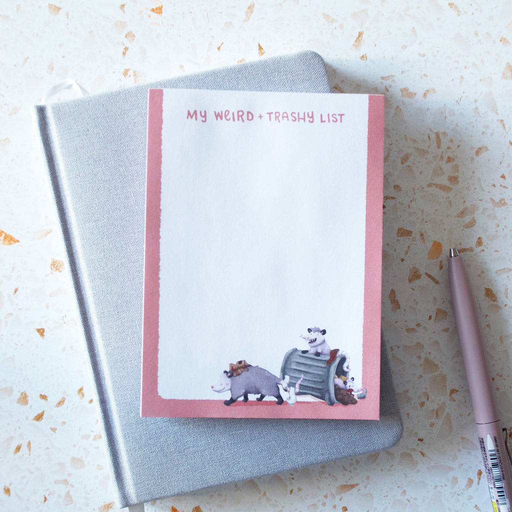 Trashy, sassy Opossums Notepad